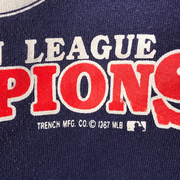 Vtg MN Twins 1987 AL Champions Sweatshirt Sz M - Picture 3 of 5